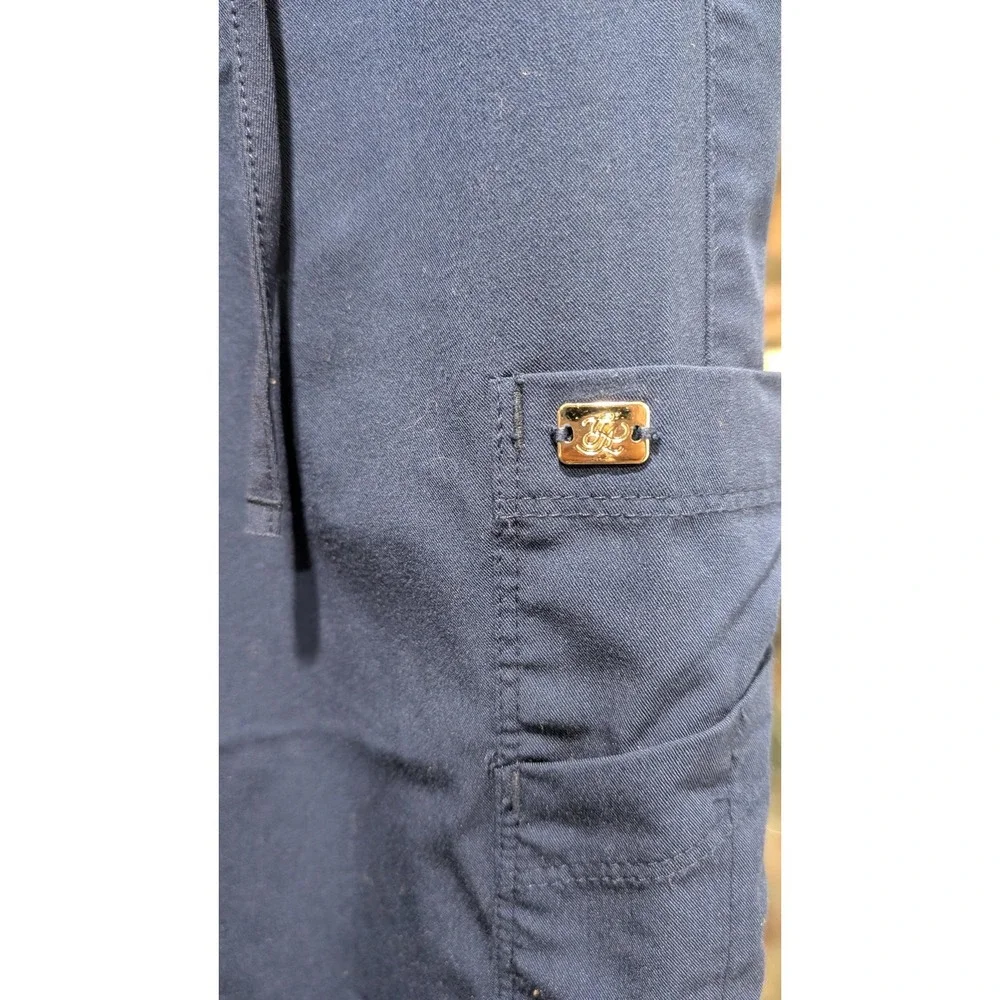 Lot of 2Greys Anatomy By Barco size XS Navy Blue and Royal Blue Scrub Pants 0111